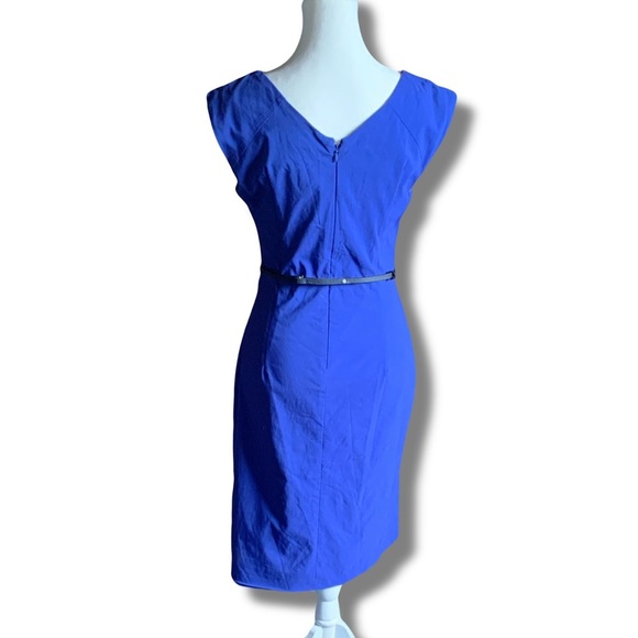 Royal Blue Dress Career Business Work Formal Stretch size Small Stretchy Comfort - Picture 12 of 13